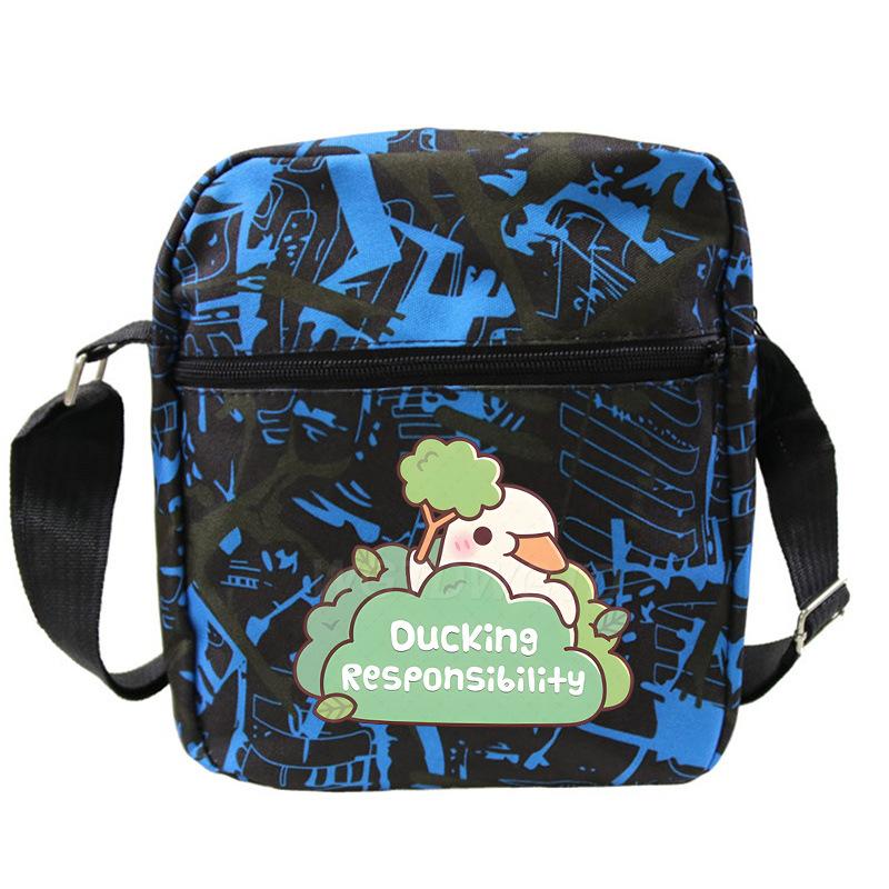 Cute printed shoulder bag casual multi-functional oblique span bag small bag student stationery bag