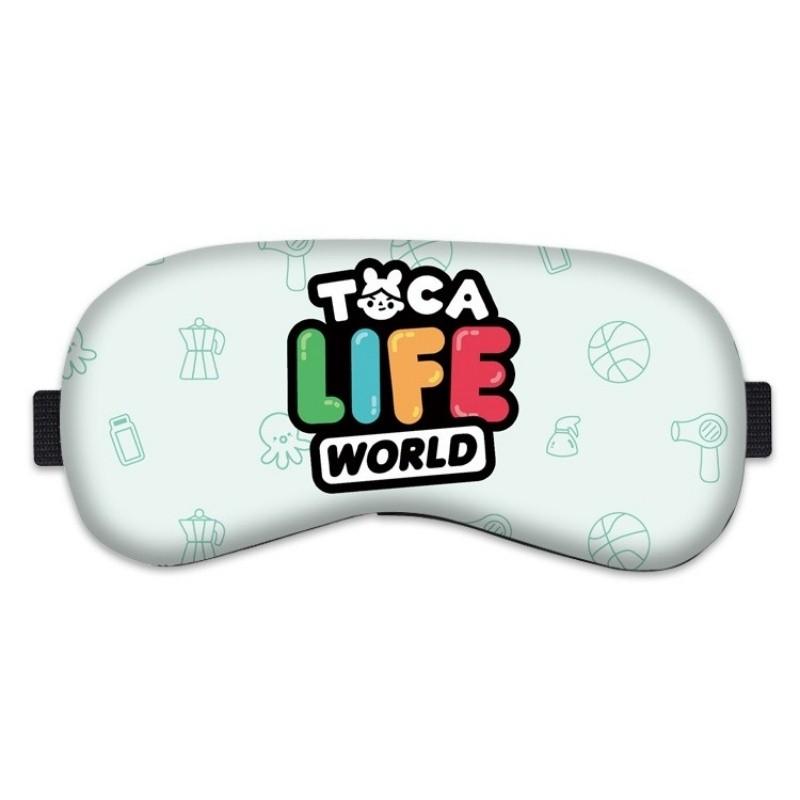 Toca Life World Spausdinta Blackout Miego Akių Kaukė Akių Dangteliai