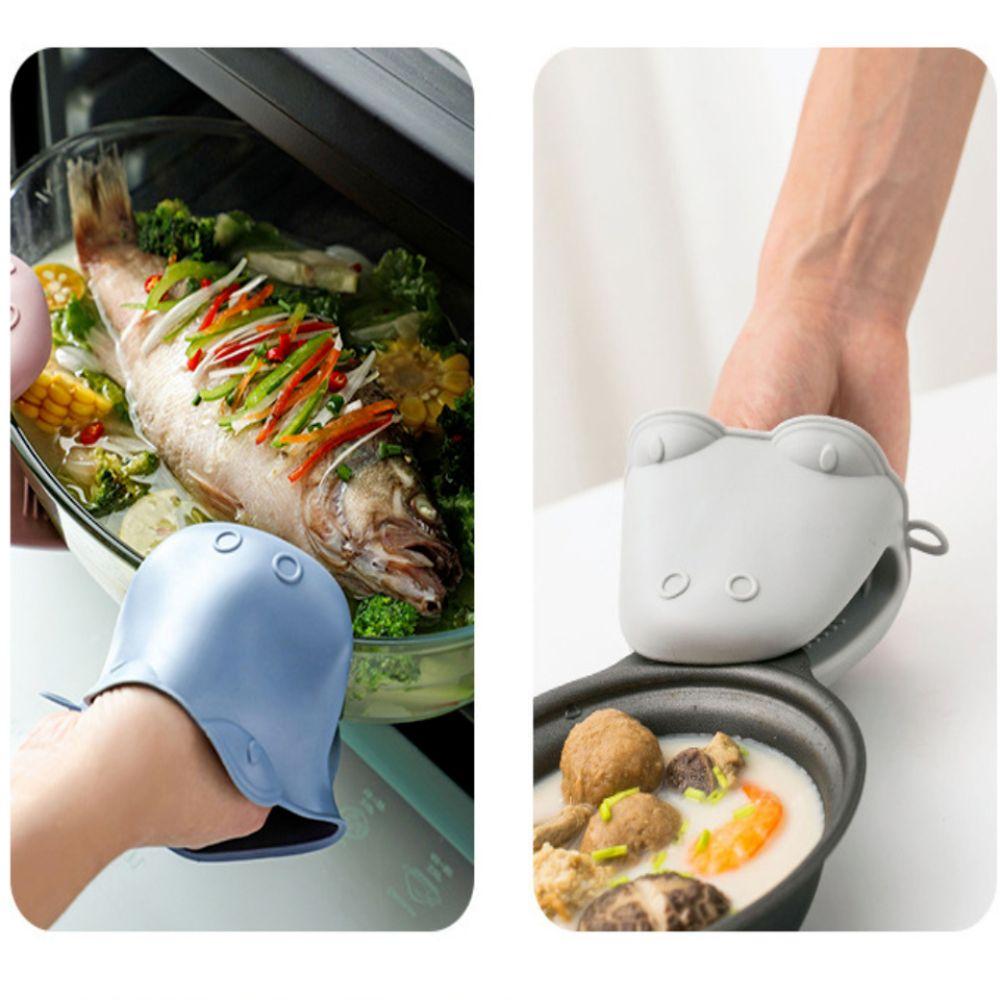 

Anti Scalding Hand Clip Cartoon Oven Gloves New Heat Insulation Clip