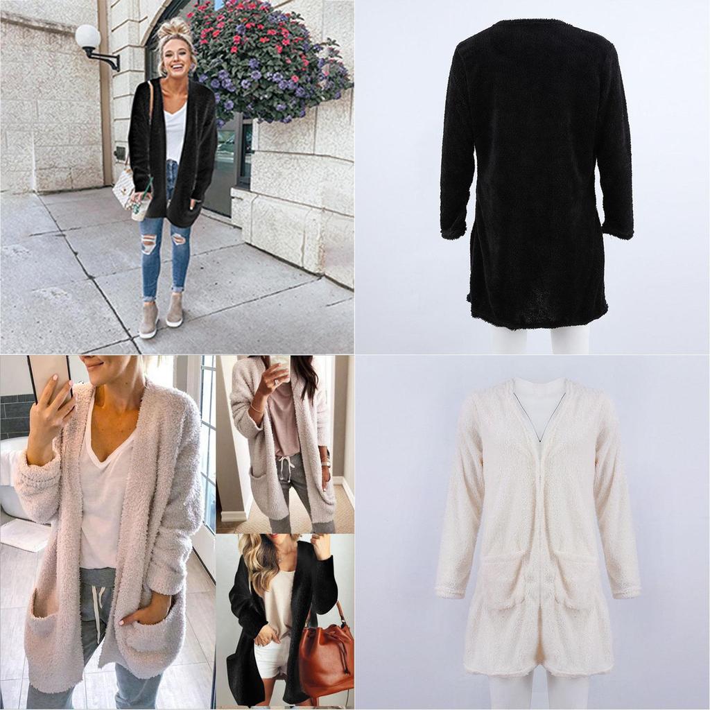 Premium Quality Women Long Sleeve Loose Sweater Knitted Cardigan Coat Jacket Outwear Casual For Effortless Style