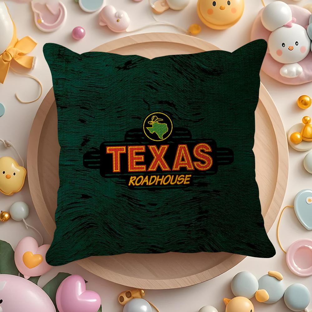Road Trip Restaurant Travel Tips T-Texas Roadhouse Pillow Case Sofa Living Room Bedroom Headboard Backrest Cushion