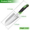 Garden Trowel & Hand Wide Shovel Pointed with Soft Rubberized Non-Slip Ergonomic Handle for Planting, Transplanting, Weeding, Mo
