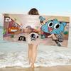 The Amazing Funny W-world Of Gumball Microfiber Blanket Quick Drying Beach Oversized Printing Super Absorbent Pool Towel Blanket
