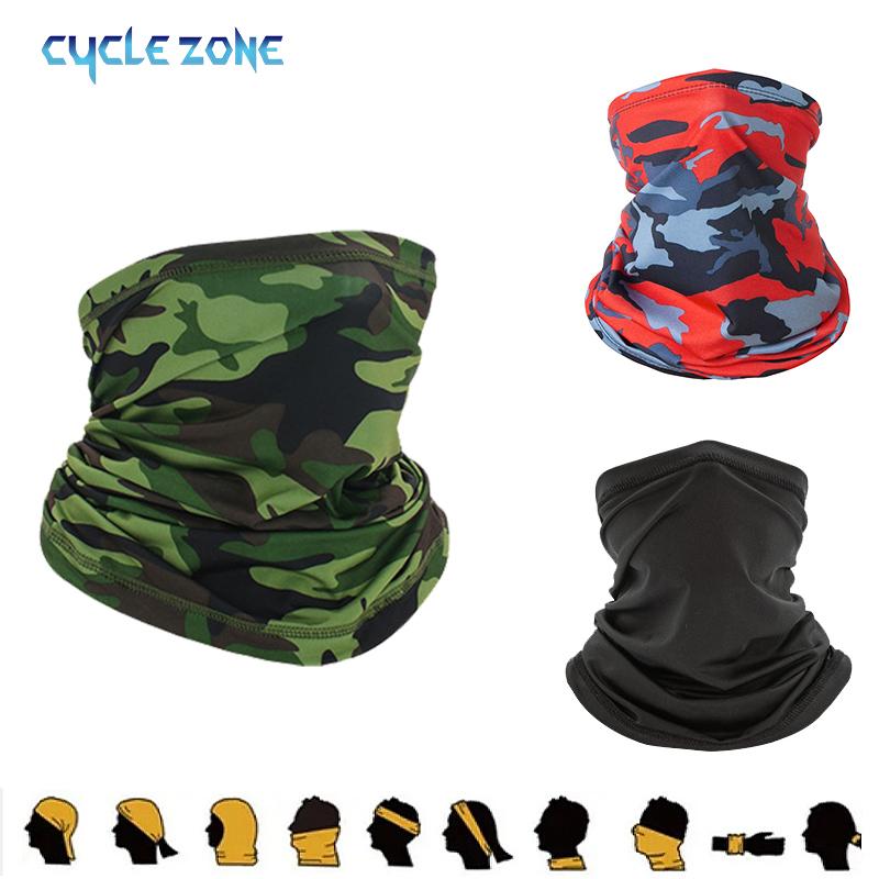 

1PCS Cycling Face Mask Headscarf Scarf Neck Breathable Multifunctional UV Protection Outdoor Fishing Hiking Bandana Head Band червоний