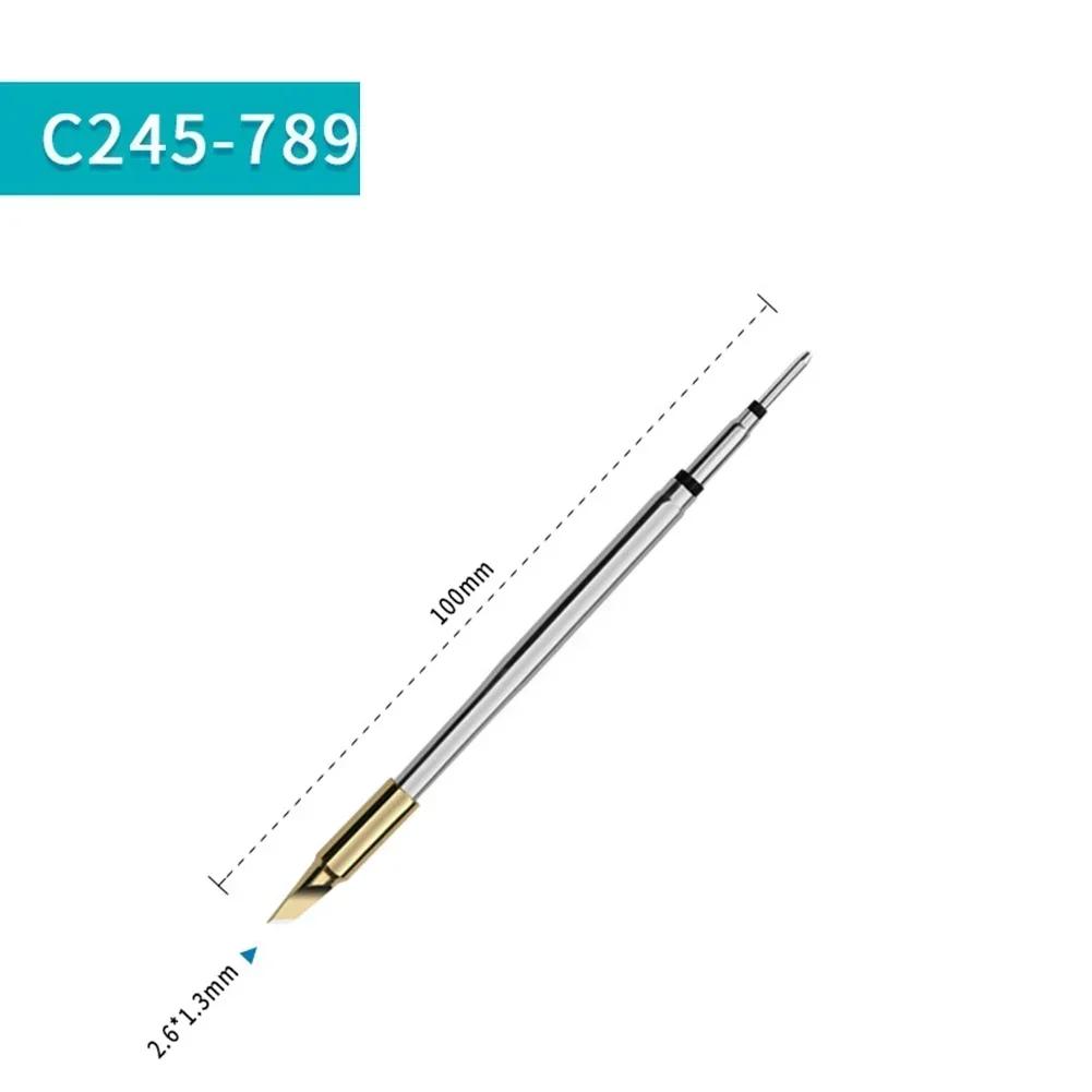 C245 Soldering Iron Tip Spare Replacement Straight Tip Fit For JBC Soldering Station C245-032 C245-749 C245-789 C245-803
