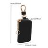 New PU Leather Car Key Bag Wallet Keychain Fashion Zipper Key Holder Organizer Simple Mini Car Key Case
