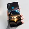 Handyhülle Für Infinix S5/S5 lite/X652/Camon 12 Air/CC6 Schwarz Niedliche Cartoons Bemalte Hülle Stoßdämpfer Weiche Stoßfeste Schwarze Hülle