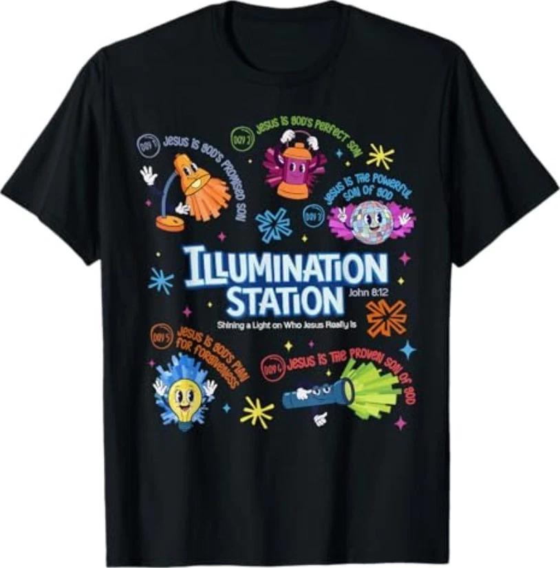 Illumination Station VBS 2026 Bible Jesus Christian Lights T-Shirt M