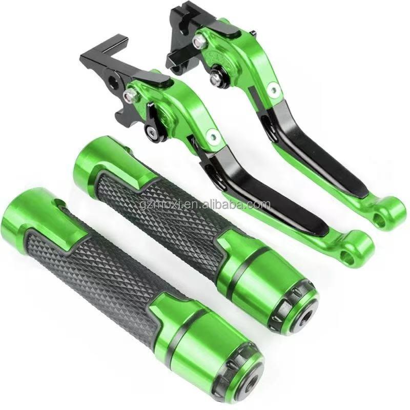 MOXI CBR650F/CB650F Street Motorcycle Brake Levers Handlebar Grips-CNC Adjustable Anti-Fall Anti-Slip Shockproof Upper Placement