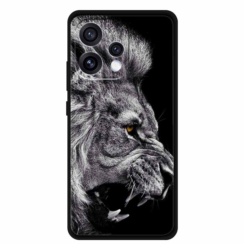 

Для Oppo Reno 15 15c Чохол Свіжа Квітка М який Силікон ТПУ Чохли для Телефону для Reno15 Reno15C Ударостійкий Крутий Вовк Тварини Захисний For Reno 15C