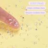 3600-Pack Acrylic Diamonds, 0.12 Inch/3mm Wedding Table Scatter Confetti Crystals for Vase Fillers/Art Craft, Acrylic Diamonds Gems [White AB]