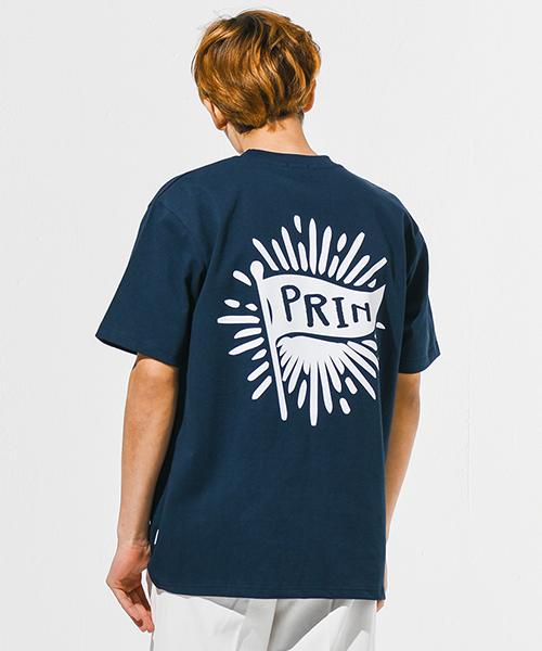 Tantan Print Club T-Shirt (Heavy Line) - Navy Navy/M