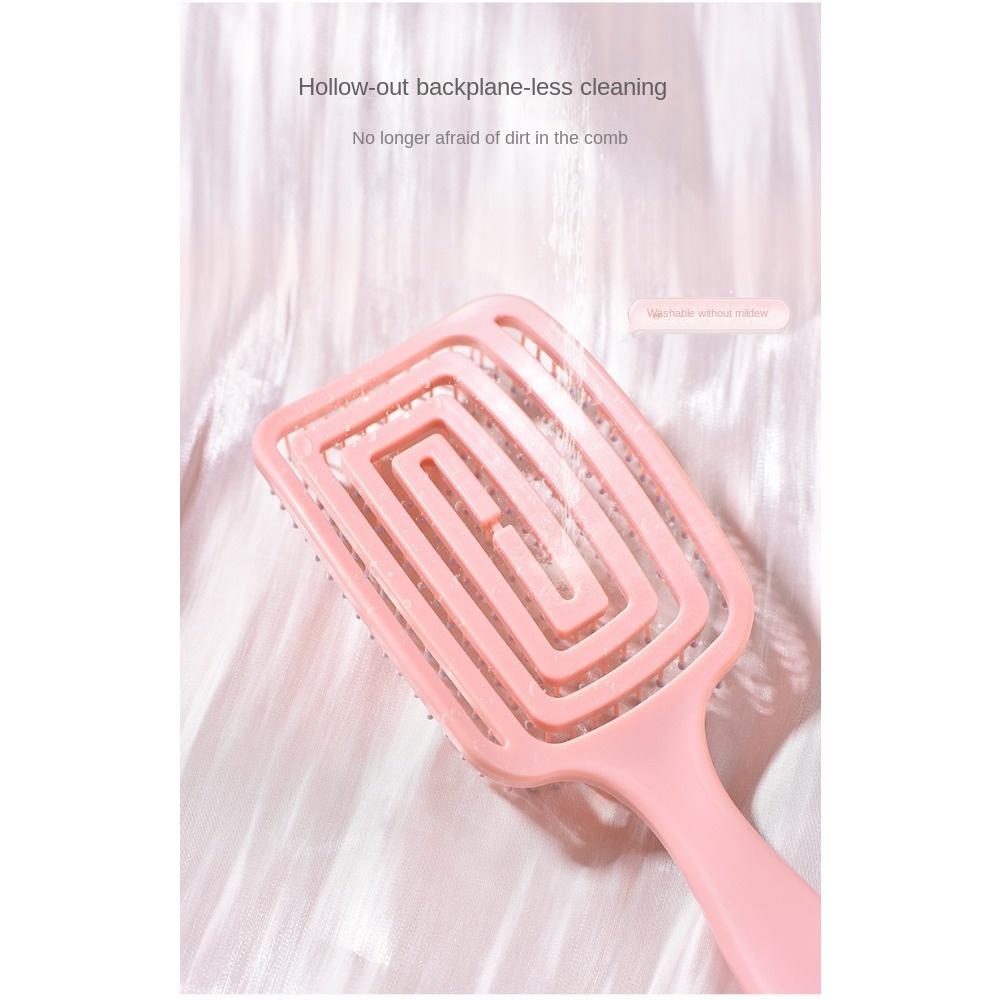 Rib Comb Women's Oil Head Styling Comb Wholesale High Cranial Top Fluffy Mosquito Repellent Large Curved Comb Massage