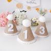 INS Birthday Hat Dress Up for Girls Boys Happy Birthday Hats Kids Birthday Party Crown Headband Baby Shower Supplies Photo Props