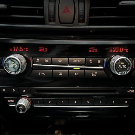 3x AC Climate Control Volume Button Knob Crystal Cover for BMW 5 F10 F11 2013-17