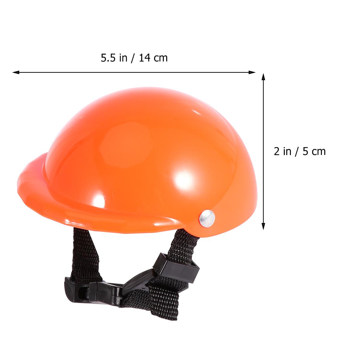 

1Pcs Safety Hat for Dog Pet Sturdy Waterproof Uv Protection Impact Absorbing Design Comfortable Fit Great Gift for Pet оранжевый