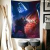 Deep Rock Galactic Wall Tapestry Aesthetic Wall Hanging Printed Fabric Blanket Decorative Tapestries for Bedroom Living Room Home Decor