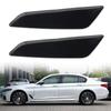 Glänzend Schwarz Kotflügel Seite Luftauslass Abdeckung Zierleiste Für BMW 5er G30 2017+