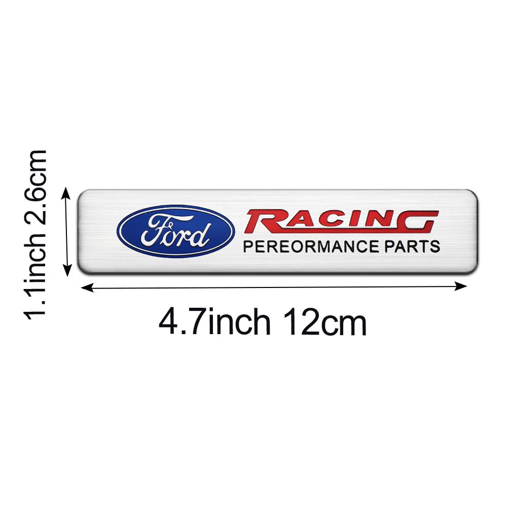 1PCS Aluminum Alloy Car Sticker Emblem Badge Decal Center Cover For Ford ST FOCUS 2 3 Mondeo Fiesta Kuga MK2 MK4 MK3 Car Styling
