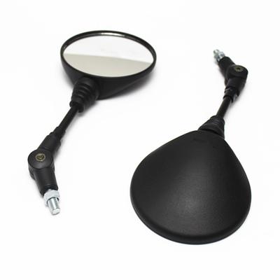 1 Pair Motorcycle Rearview Mirror 650 Anti-fall Folding Round Rear View Mirrors Modified Parts For Motorbike