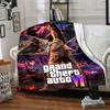 Grand Theft Auto Decke Weich & Gemütlich Großartig für Sofa Sessel Büro für Alle Jahreszeiten Verspieltes Design Perfektes Geschenk für Verwandte und Freunde