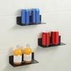 2Pcs Acrylic Floating Wall Shelves with Hole Wall Mounted Clock Speaker Organizer Display Bracket Home Decor