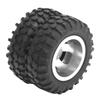 2Pcs RC Rear   Tire Wheel Tyre 55mm Dia Fit for WPL D12 1Celsius10 Remote Control Truck
