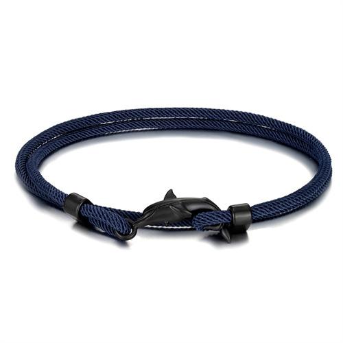 Black Cute Little Dolphin Hand Rope Small Fresh Animal Color Multi-Layer Adjustable Men'S And Women'S Bracelets
