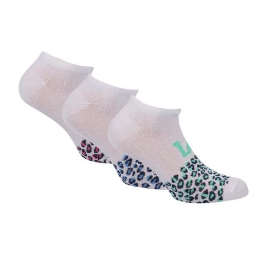 Șosete Căptușite Unisex pentru Adulți cu Imprimeu Leopard (Pachet de 3)