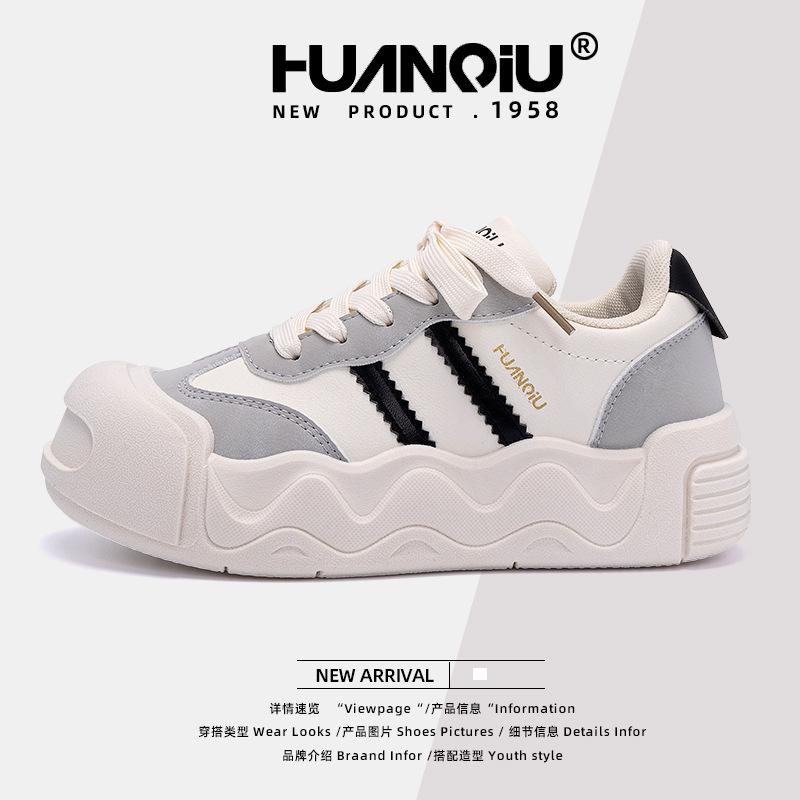 

Global original big head bread shoes women s ZHQ1213 spring new versatile women s shoes platform casual sports board shoes 40