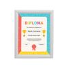 25mm Poster Frame Anti-glare Uv-resistant Right Angle Picture Frame For Home Decor (21.59 X 27.94cm)
