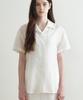 MAKE A TOAST See-Through Loose Fit Wrap Shirt Ivory Mbfsto005Iv