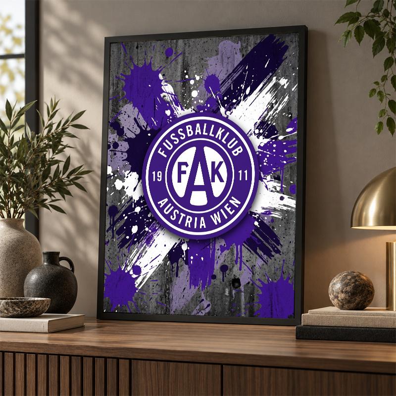 Austria Wien FC Diamond Painting Kit 5D Full Drill DIY Diamond Mosaic Wall Art Home Decor