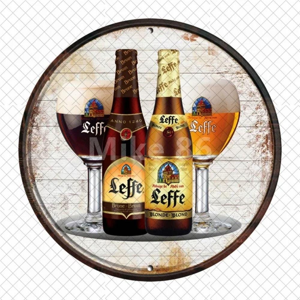 Segno in Latta Metallico Birra Decorazione Murale 20x30cm