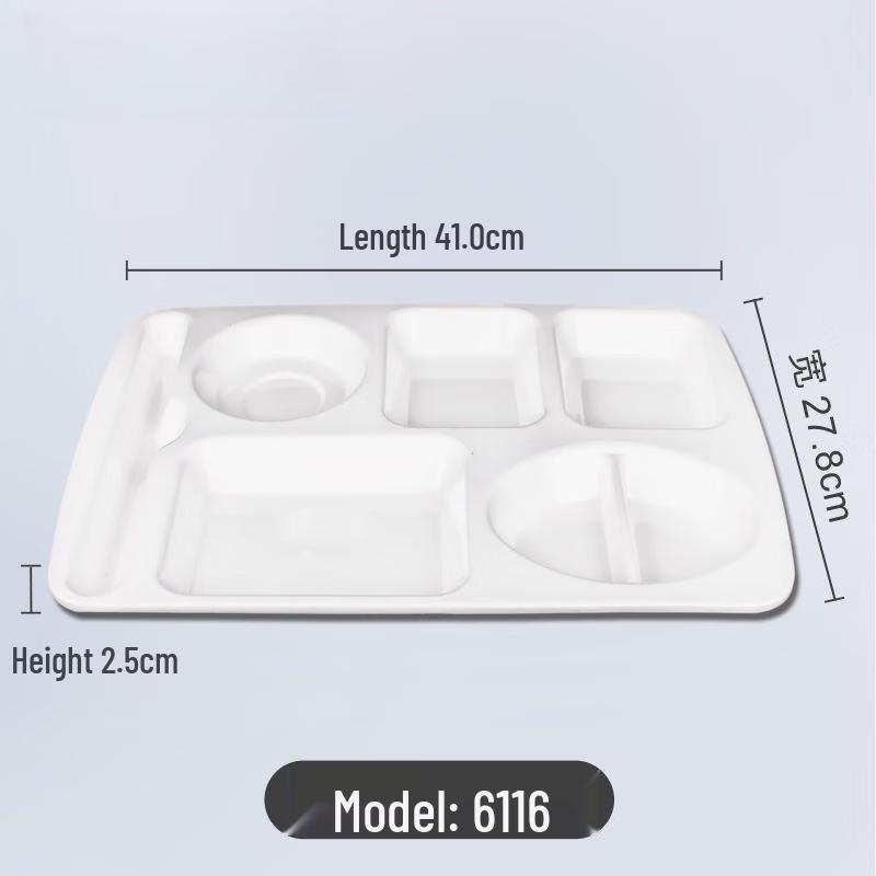 Wuhe Melamine Divided Meal Tray