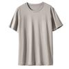 Mulberry silk mercerized short-sleeved T-shirt men's summer new Lenzing Modal half-sleeved bottoming shirt casual loose T-shirt