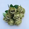 9 Forks Silk Rose Artificial Flower Bouquet For Wedding,Home Decor,Valentine's Day Gift, Room Table Decor,Scenery Decor