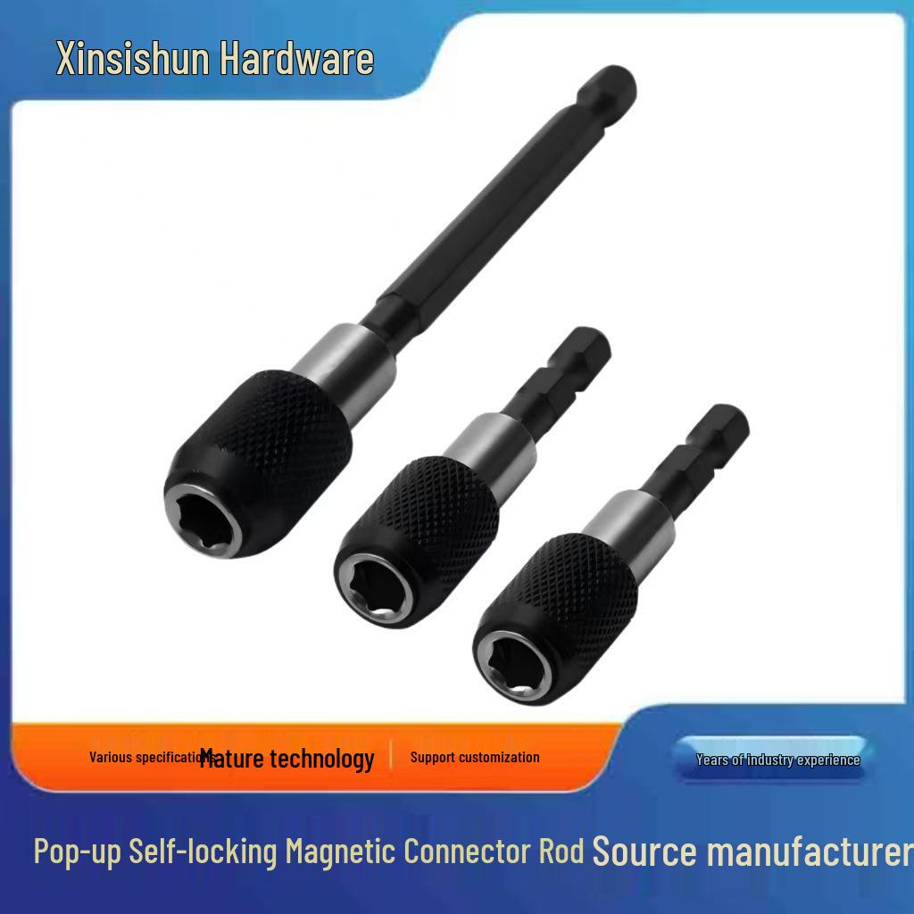 

Electric Hex Shank Magnetic Quick-Release Extension Screwdriver Rod 60mm
