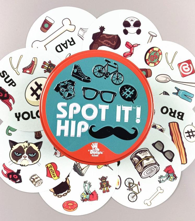 Spot It! English Edition: Parent-Child Find the Difference Game