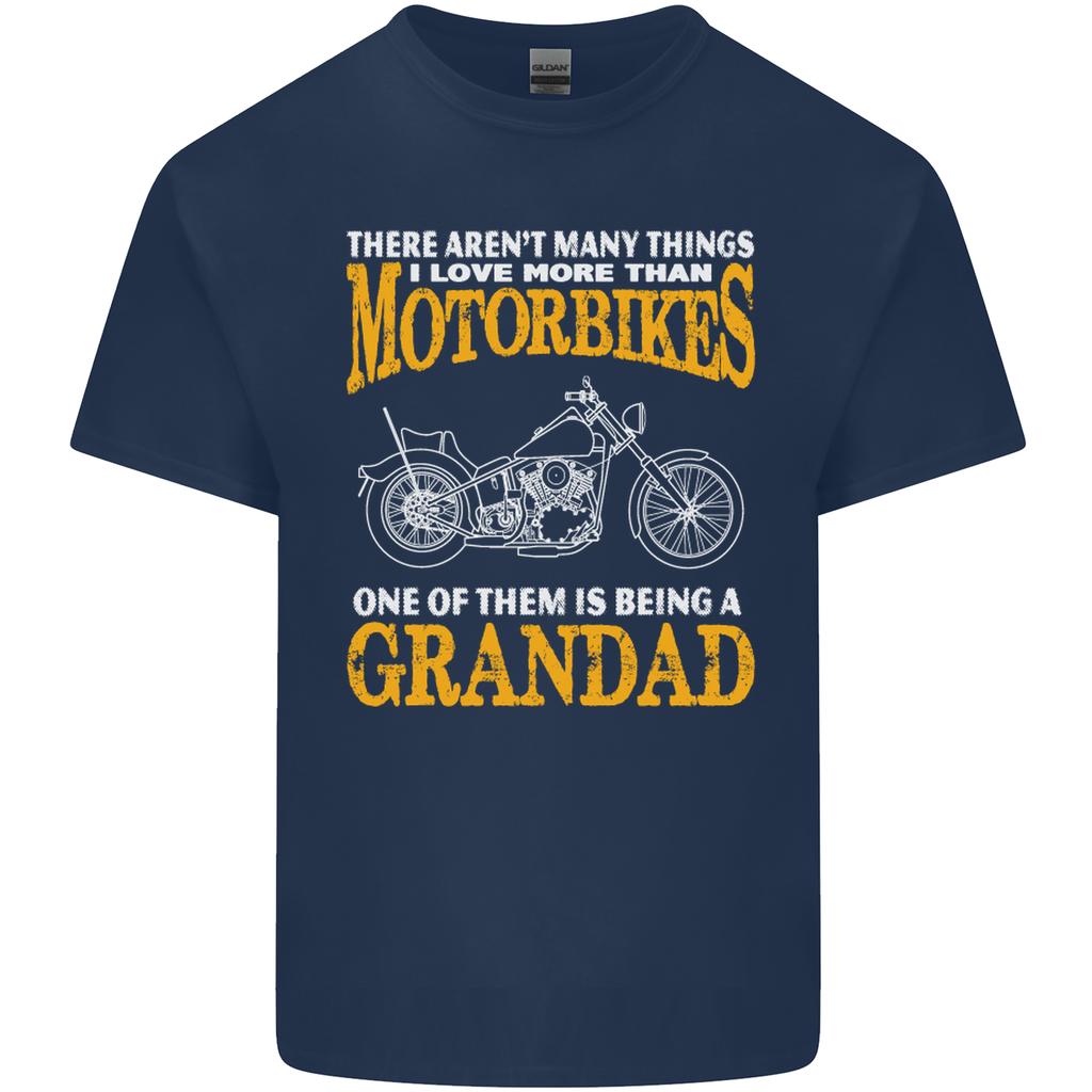 Being a Grandad Biker Motorcycle Motorbike Unisexs Light Cotton TShirt