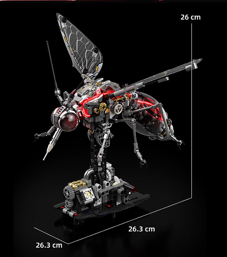 Beauty and 13104 Mosquito Building Blocks: Educational Science Toy for Kids, Insect and Animal Theme Ornaments, Small Particle Construction Set.