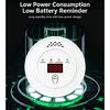 Indoor Carbon Monoxide Alarm with Display Reading, Statuses Markers and Flexible Battery Supply for Home Areas Daily