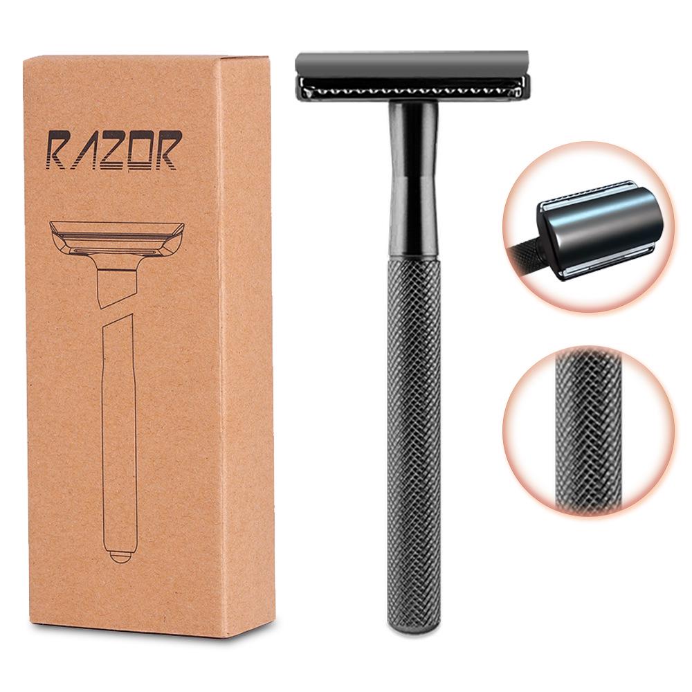Retro Fully Enclosed Metal Manual Razor - Classic Shaver