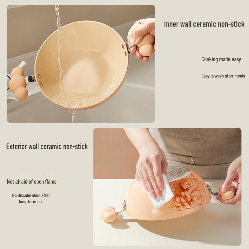 Chui Da Huang 20cm Non-Stick Ceramic Wok