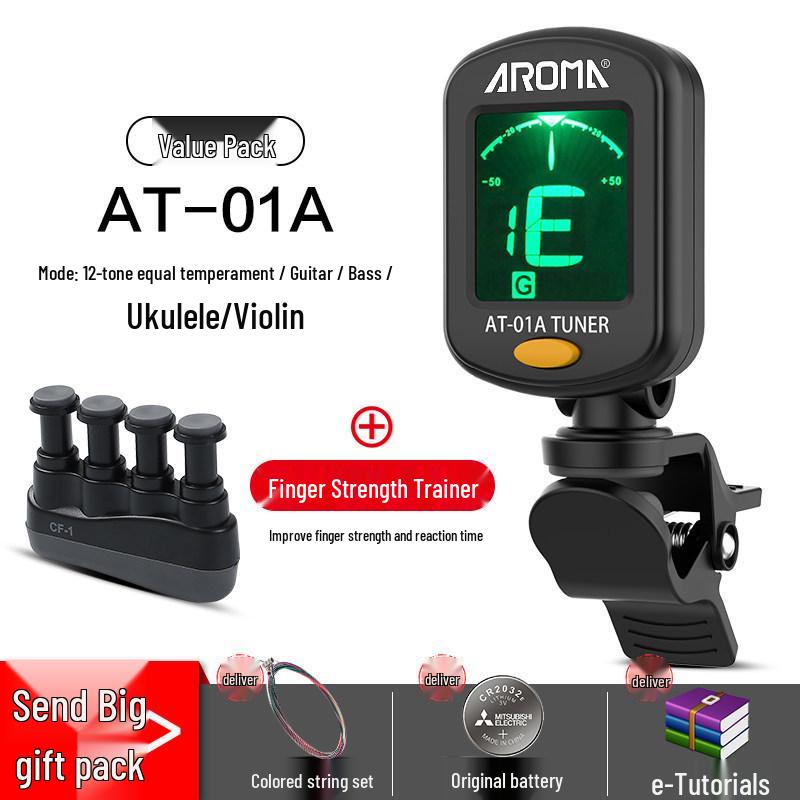 Anoma Univerzální elektronická ladička pro kytaru, ukulele a housle