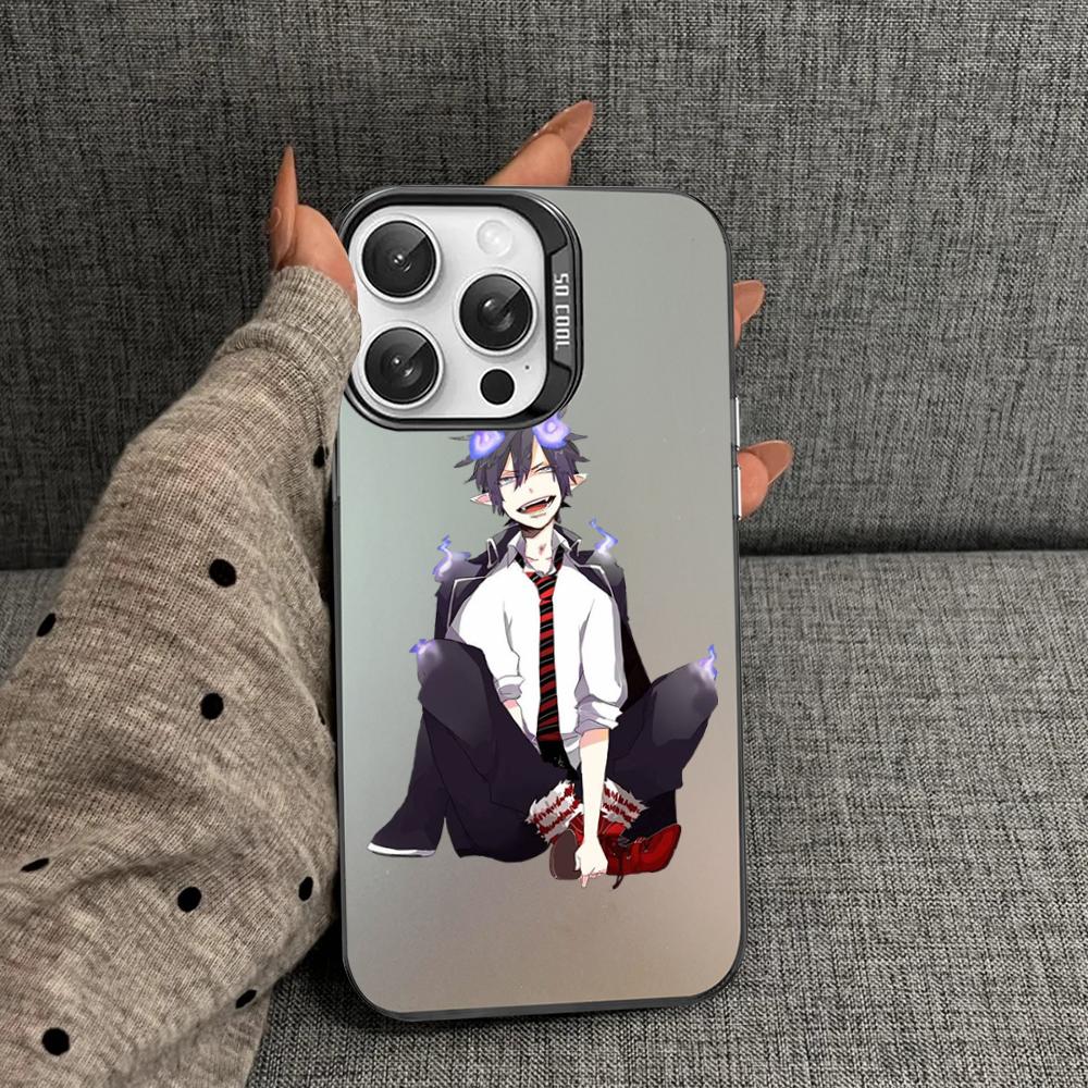 Anime Ao no Exorcist Okumura Rin Phone Case For iPhone 16 15 14 13 12 11 Pro Max X XR XSMAX 8 7 Plus Matte Shockproof Back Cover