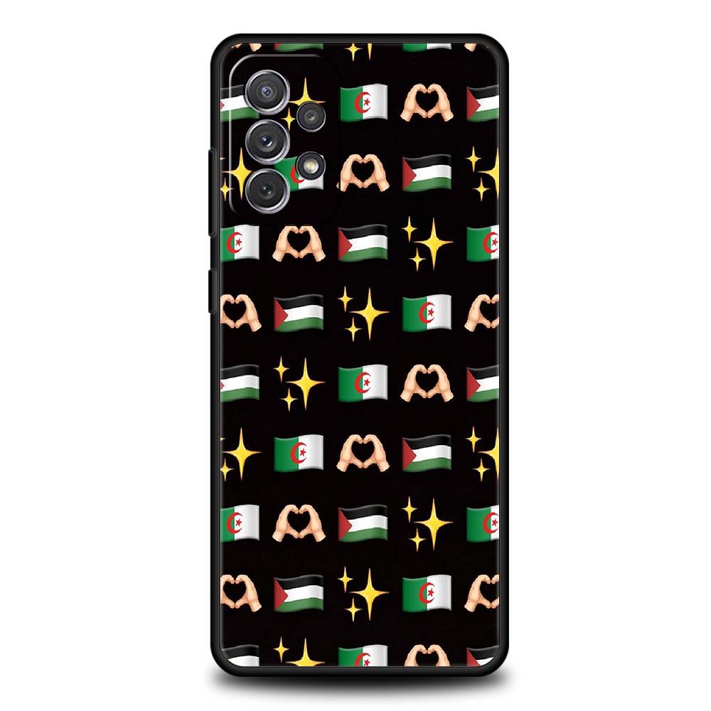 

Чехол для телефона с флагом Алжира для Samsung Galaxy A15 A13 A51 A71 A41 A31 A21S A03S A05 A12 A32 A52 A23 A25 A33 A53 A73 5G Мягкий чехол Samsung A05s