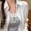Bohemian Ceramic Necklace: Vintage Ethnic Long Sweater Chain & Zen Choker