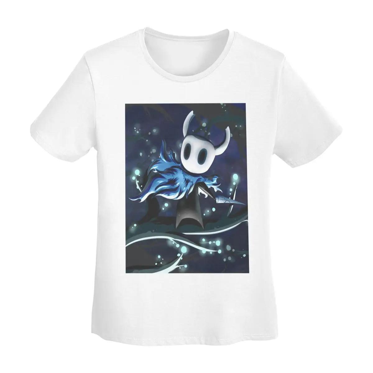 

Футболка Hollow Knight Женская с коротким рукавом Футболки с круглым вырезом Одежда Хлопок Летние Футболки Уличная одежда S