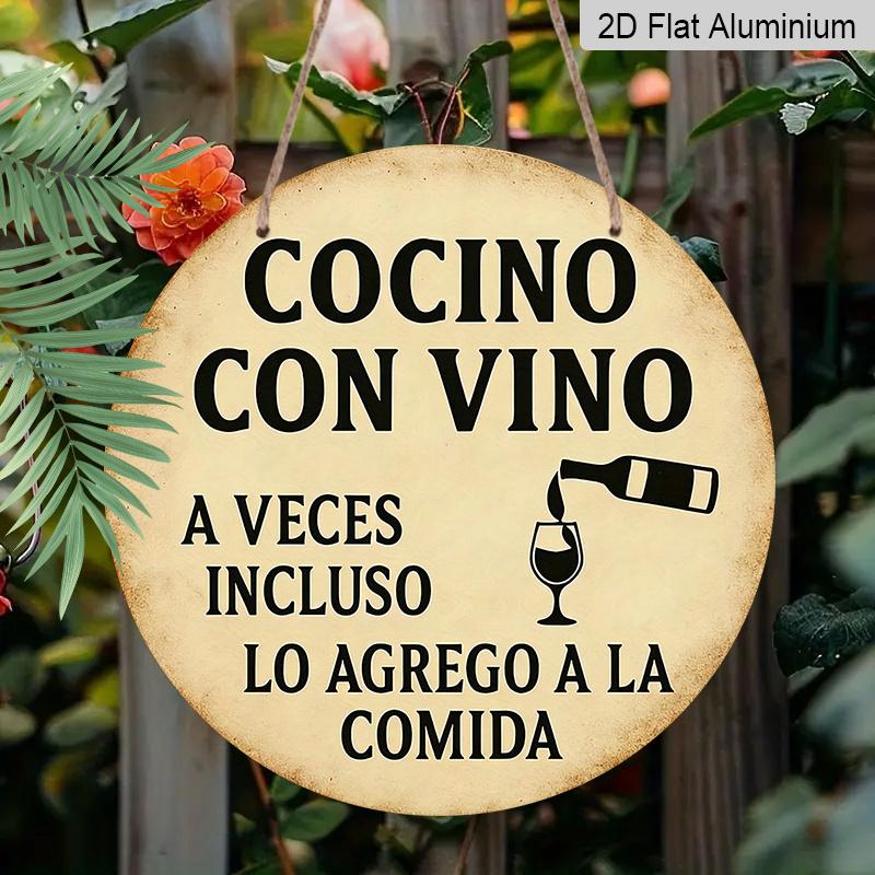 

2D Flat Aluminum Retro Kitchen Cooking-themed Signage Wall Decoration, Available in Various Sizes. Suitable for Cafes, Living Rooms, Kitchens, Bars 20*20cm